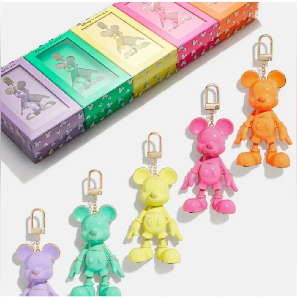 ✨️💜 BAUBLEBAR Disney Mickey Mouse Monochromatic purple Bag Charm Key Chain ✨️💜
